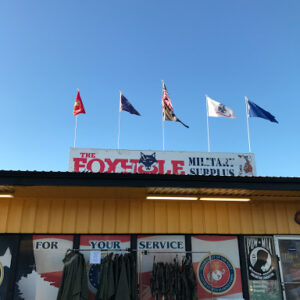 Store with flags